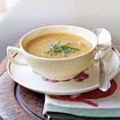 Roasted Butternut Squash and Shallot Soup