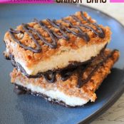 Homemade Samoa Bars