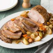 Roast Pork Loin with Apples