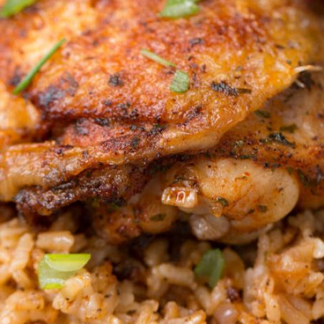 Paprika Chicken & Rice Bake