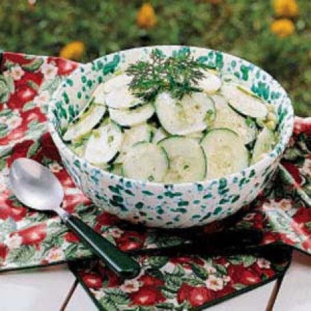 Kansas Cucumber Salad Recipe