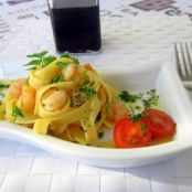 Pasta with Shrimp, Garlic and Olive Oil