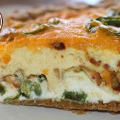 Bacon Jalapeno Popper Quiche