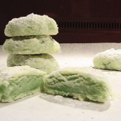 Minty Cool Meltaway Cookies