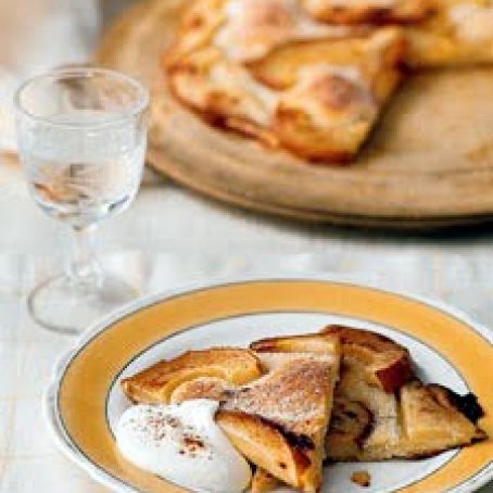 Thin Pear Tart