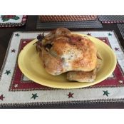 Roasted Chicken with Broccoli and Rice