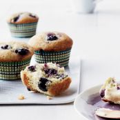 Blueberry Muffins with Banana Butter