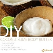 Coconut-Lime Body Butter-DIY