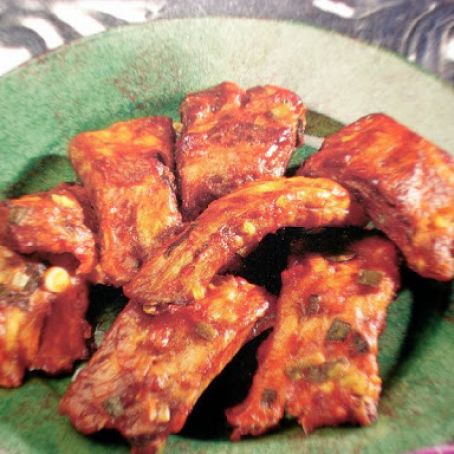 Snack-Size Barbecued Ribs