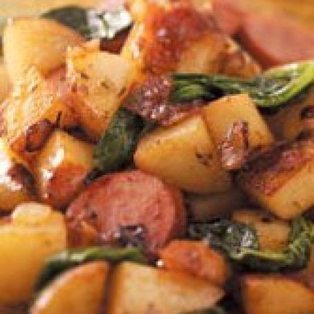 Potato Kielbasa Skillet