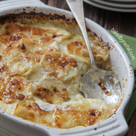 Four Cheese Garlic Scalloped Potatoes