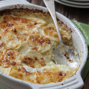Four Cheese Garlic Scalloped Potatoes