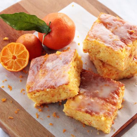 Clementine Cake Bars {Gluten & Dairy Free} - The Petite Cook | The Petite Cook