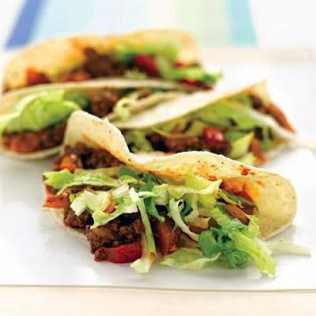 Lighter Beef Tacos