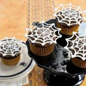 Spider Web Cupcakes