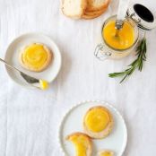 Lemon-Lime Curd with Rosemary Sables