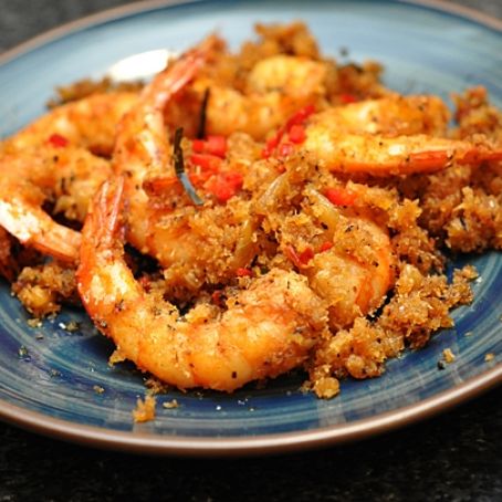 Sambal Chili Coconut Shrimp (Stir-Fried shrimp sauteed in hot chili, garlic & coconut milk)