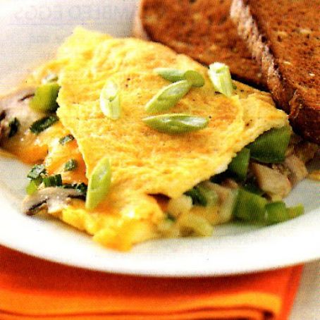 Mushroom Pepper Omelet
