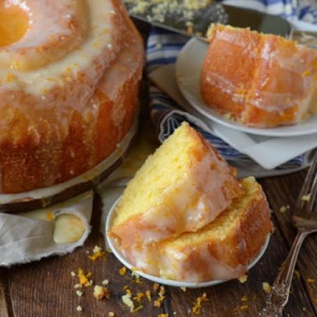 Orange Velvet Pound Cake, 10-inch