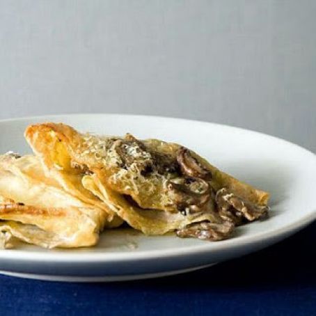 BAKED MUSHROOM STUFFED CREPES