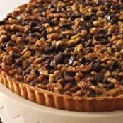 Chocolate Kahlua Walnut Tart