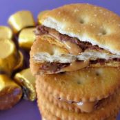 Rolo Stuffed Ritz Crackers