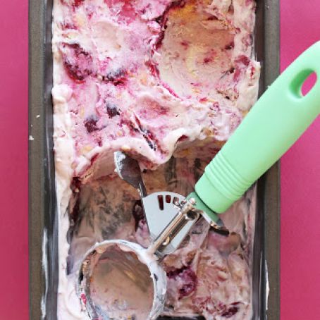 Cherry Pie Ice Cream (vegan)