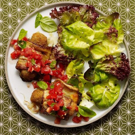 Eggplant & Mozzarella Stick Roll-Ups