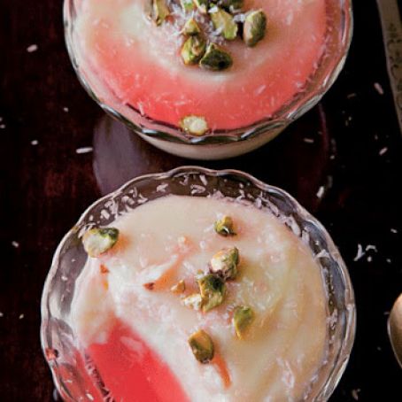 Rose Water Pudding