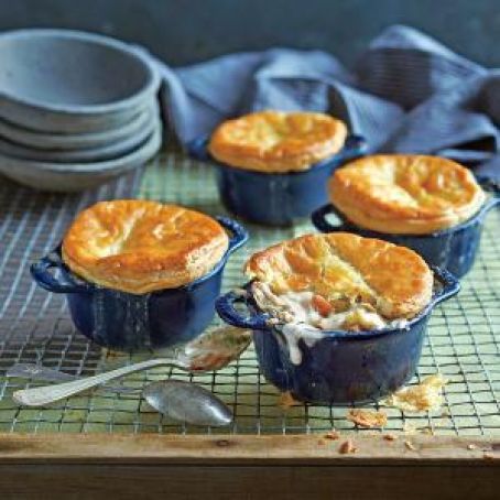 Oyster-Bacon Pot Pie