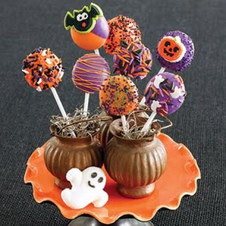 Halloween Cookie Pops