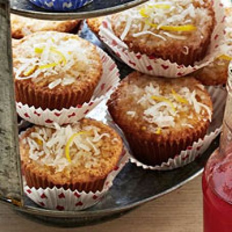 Grandma Yearwood's Coconut Cupcakes with Coconut Lemon Glaze by Trisha Yearwood