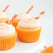 Orange Creamsicle Cupcakes