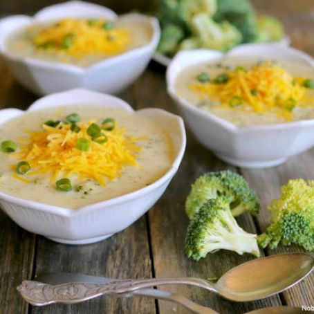 Kicked Up Broccoli-Cheese Soup