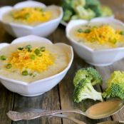 Kicked Up Broccoli-Cheese Soup
