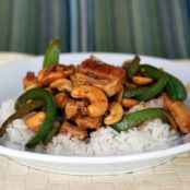 Chinese Orange Barbecue Cashew Chicken
