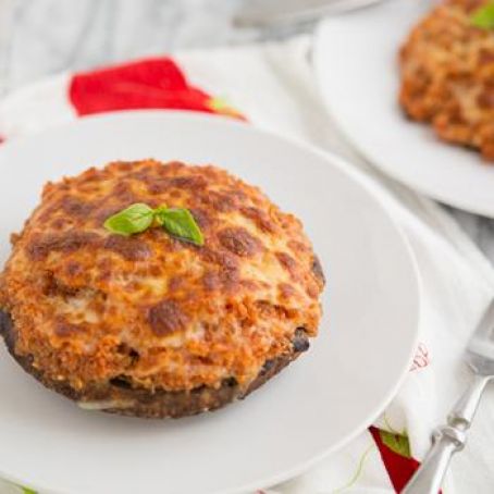 Pizza Quinoa Stuffed Portabella Mushrooms