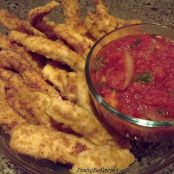 Chicken Strips with Spicy Sauce