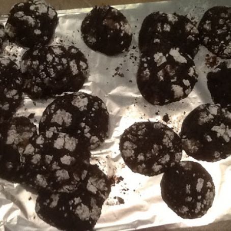 Choc Krinkle Cookies (non Geb)
