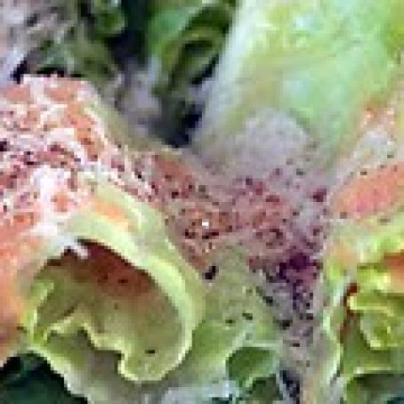Grilled Romaine with Spicy Caesar Dressing