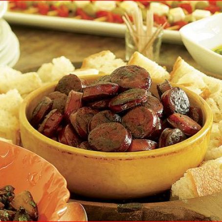 Sautéed Chorizo with Red Wine