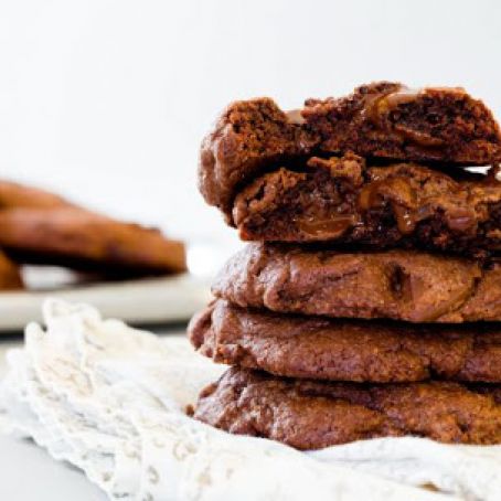 Double Chocolate Brownie Cookies
