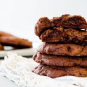 Double Chocolate Brownie Cookies