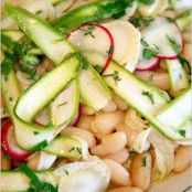 CANNELLINI BEAN SALAD w/SHAVED SPRING VEGGIES