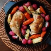 Tuscan Roasted Chicken and Vegetables