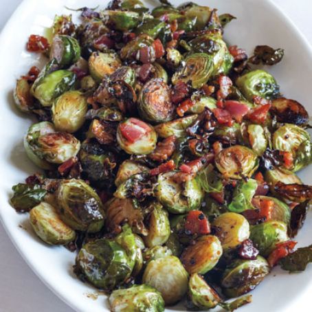 BALSAMIC-ROASTED BRUSSELS SPROUTS