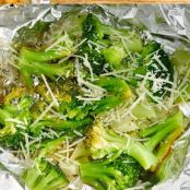 Lemon Parmesan Foil-Pack Broccoli