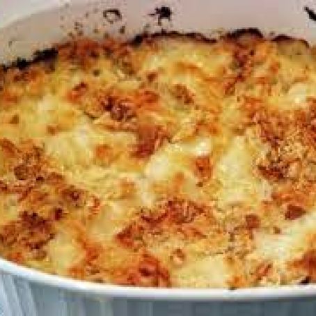 Cheesy Cauliflower or Broccoli Gratin