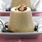 Almond Panna Cotta with Mocha Sauce