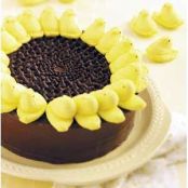 Sunflower Peep Cake